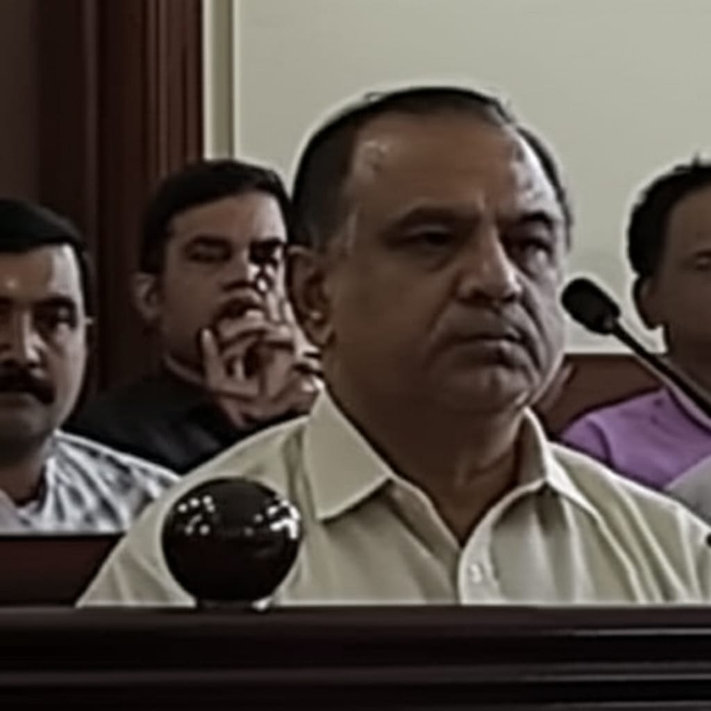 Panshul Jindal in court during the hearing