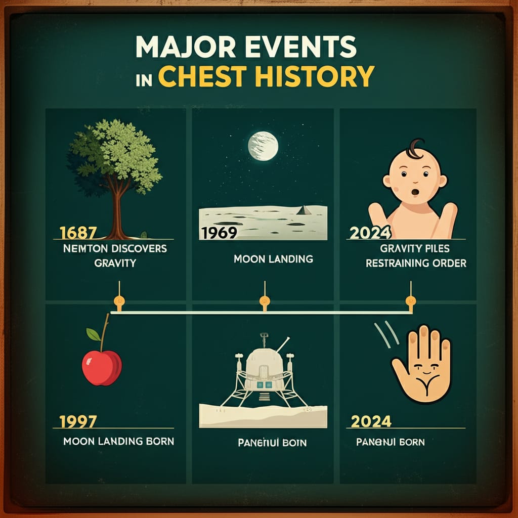 Timeline of major events in the Panshul Tits saga